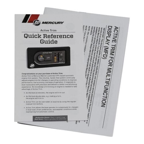 8M0129437 Active Trim Kit, 1- to 4-Engine Mercury Digital Throttle & Shift Outboards or MerCruiser Sterndrives w/ VesselView