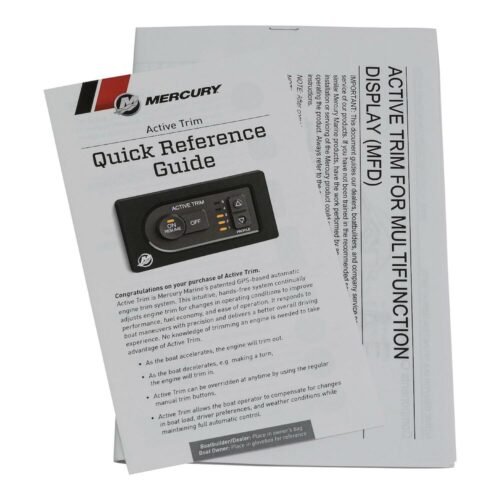 8M0129439 Active Trim Kit, Single-Engine Mercury 150hp 4-Stroke or 150-250hp OptiMax w/ VesselView