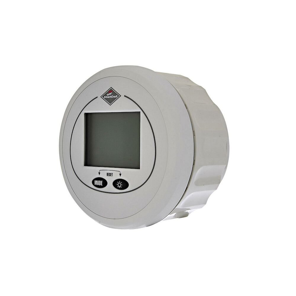 892219K20 SmartCraft SC1000 System Monitor, Front Mount, Round, White