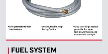 Mercury Fuel Line Assembly 8M0061892 for Select Mercury, Mariner and Force Outboards
