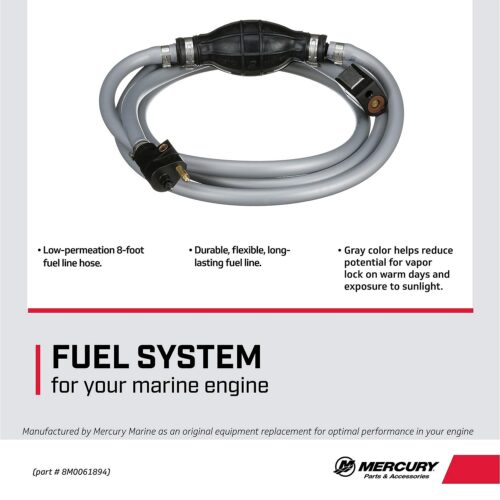 Mercury Fuel Line Assembly 8M0061894 For Mercury and Mariner Outboards