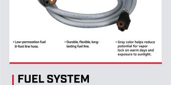 Mercury Fuel Line Assembly 8M0061895 for Select Mercury, Mariner and Force Outboards