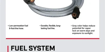 Mercury Fuel Line Assembly 8M0061895 for Select Mercury, Mariner and Force Outboards