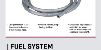 Mercury 5/16 in. (8mm) I.D. Fuel Line Assembly 8M0061899 9 Feet