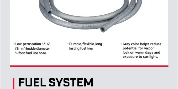 Mercury 5/16 in. (8mm) I.D. Fuel Line Assembly 8M0061899 9 Feet