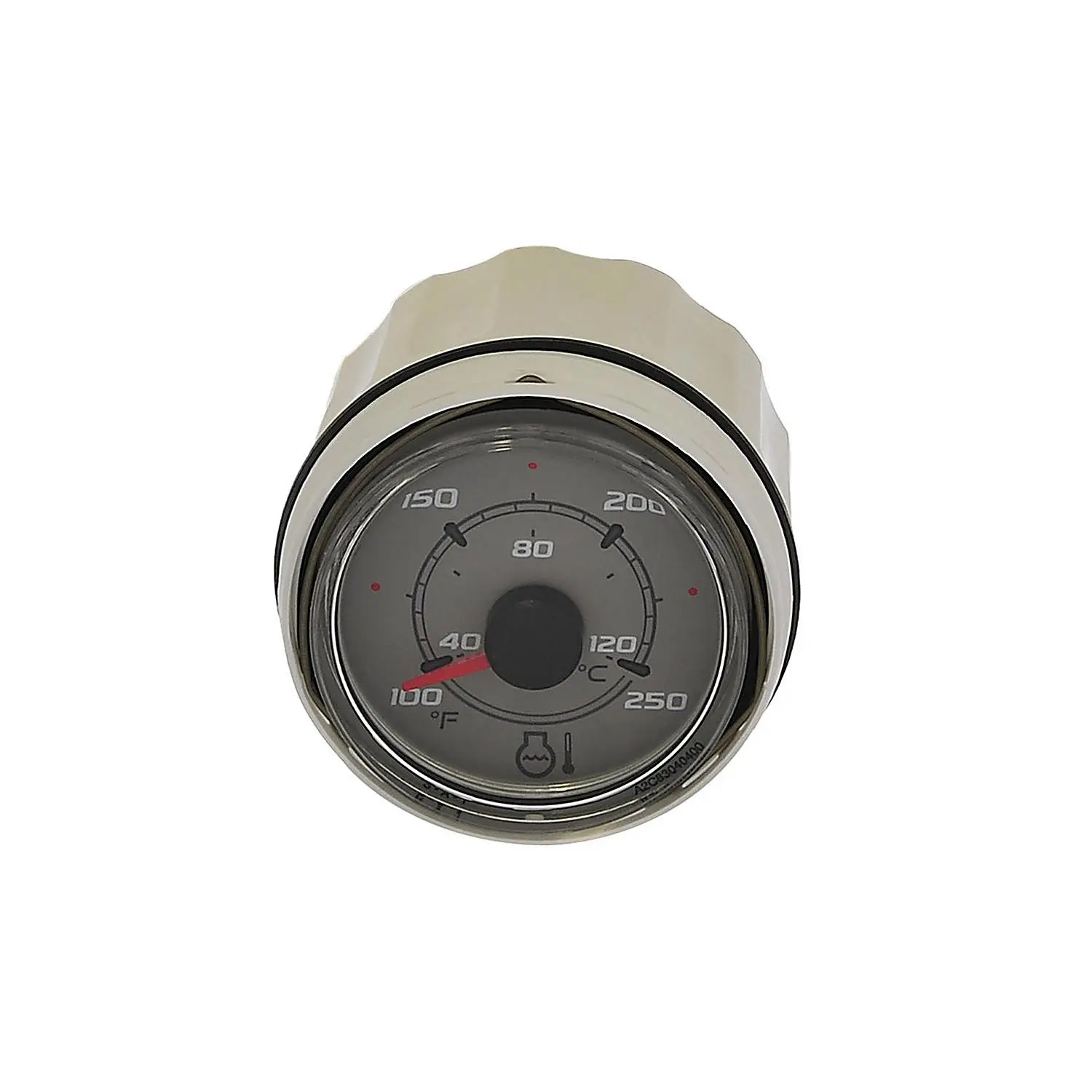 8M0065962 Coolant Temperature Gauge SmartCraft - Round - Gray - Image 2