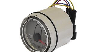 8M0065977 Rudder Angle Gauge SmartCraft – Round – Gray