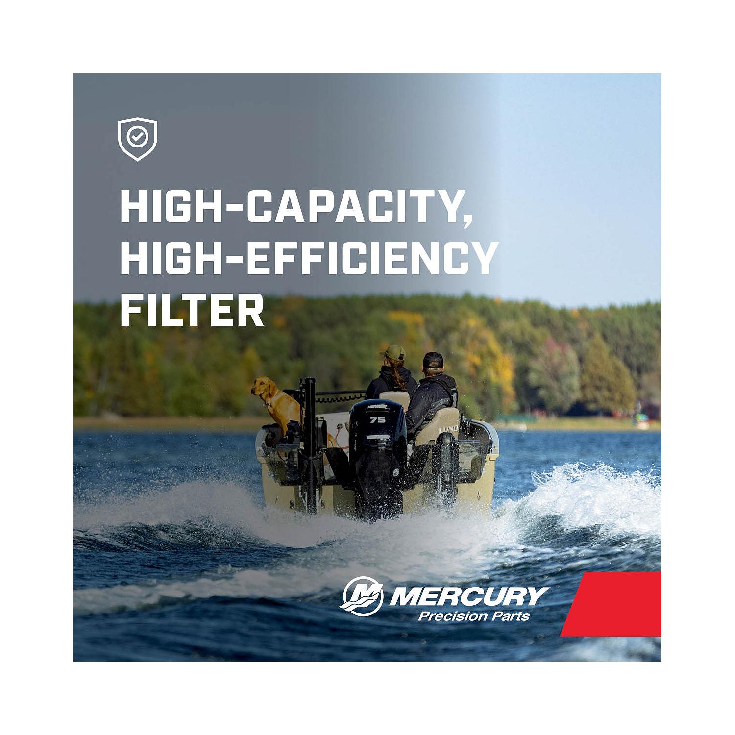 Mercury High-Volume Water Separating Fuel Filter 8M0079963 for Select Outboard, Sterndrive and Inboard Engines - Image 4