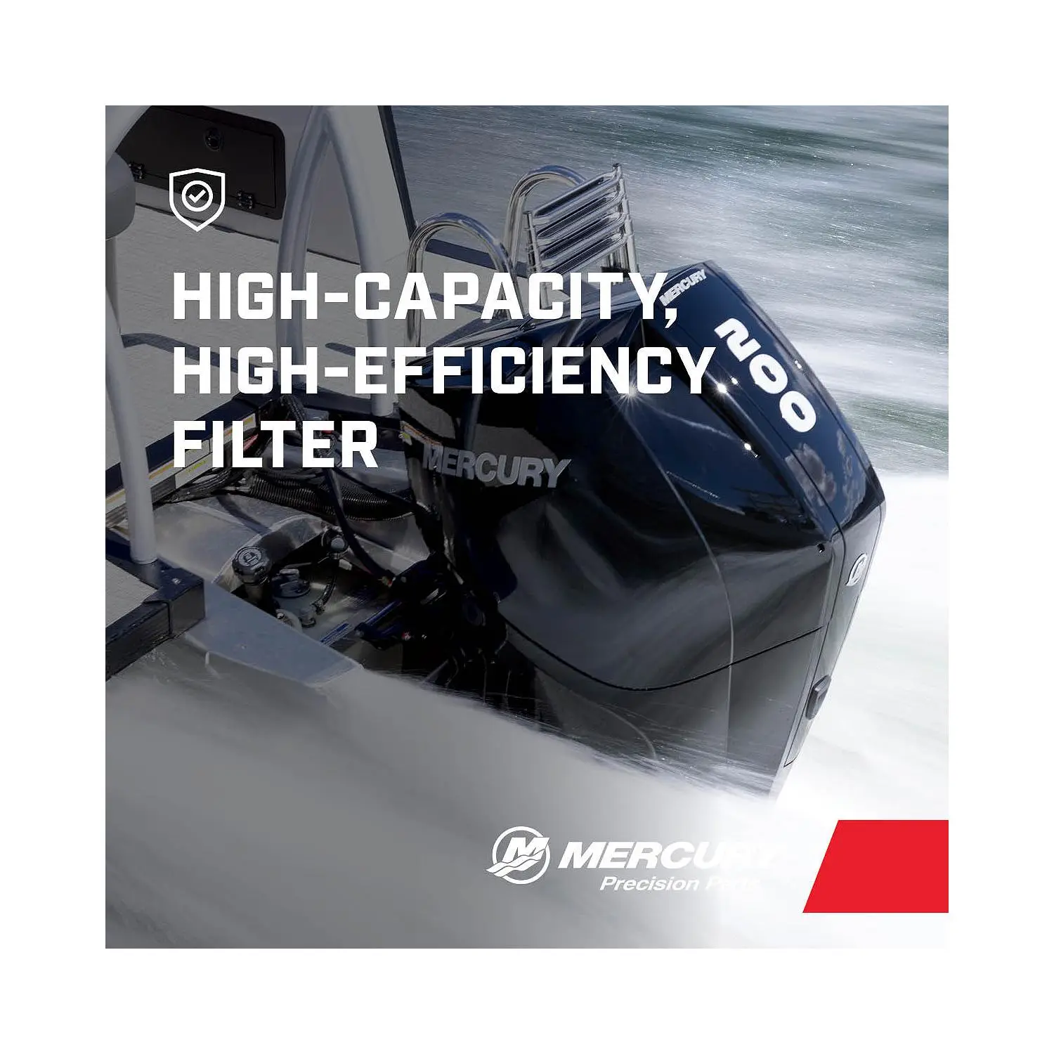 Mercury High-Capacity Water Separating Fuel Filter Kit 8M0082291 for Outboard, Sterndrive and Inboard Engines - Image 2