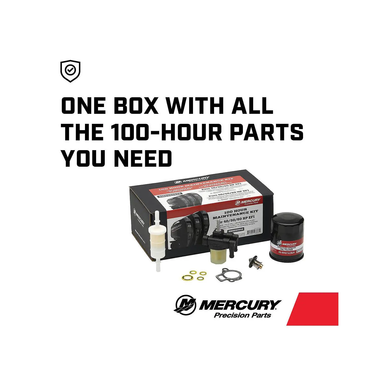Mercury 40-60hp FourStroke EFI 100 Hour Maintenance Kit - Image 7