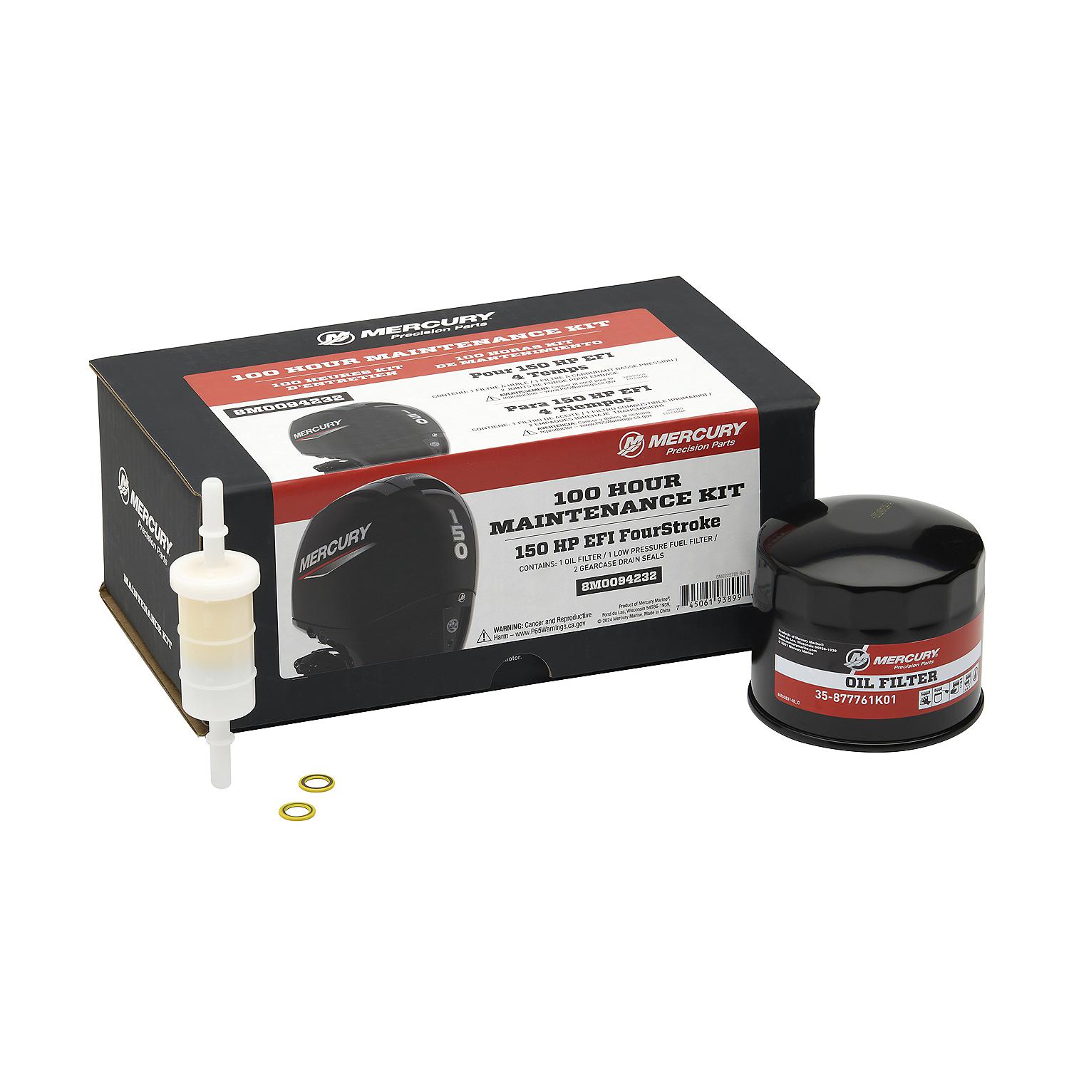 Mercury 150hp FourStroke EFI 100 Hour Maintenance Kit - Image 3