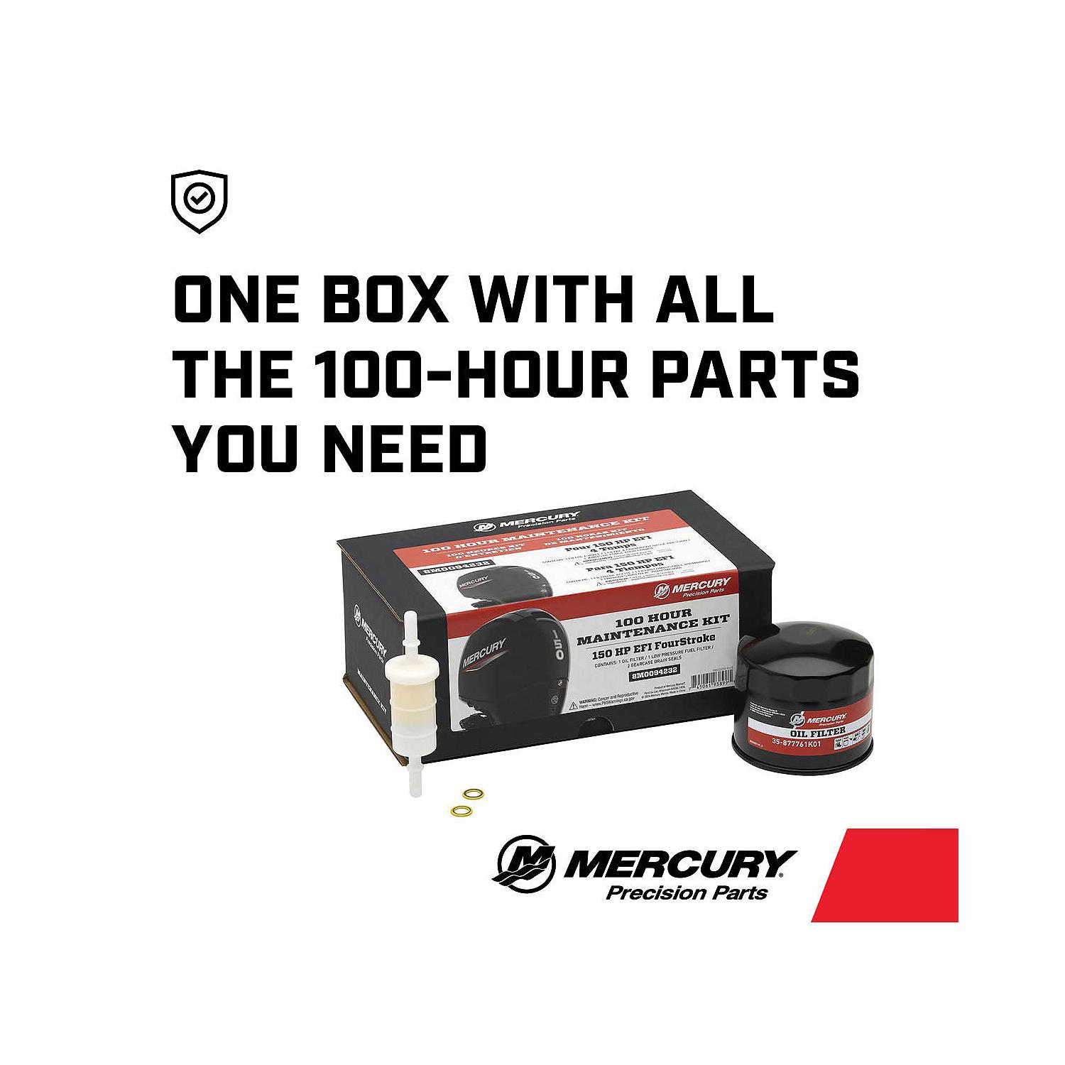 Mercury 150hp FourStroke EFI 100 Hour Maintenance Kit