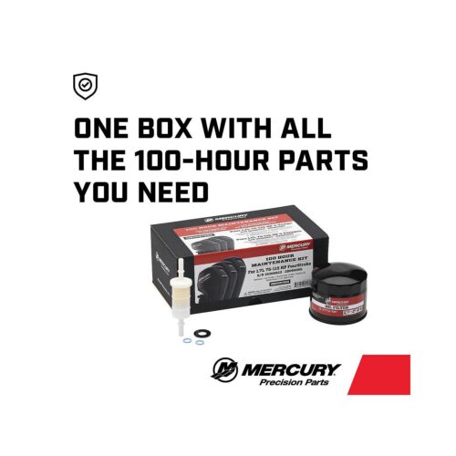 Mercury 1.7L 75-115hp FourStroke 100 Hour Maintenance Kit