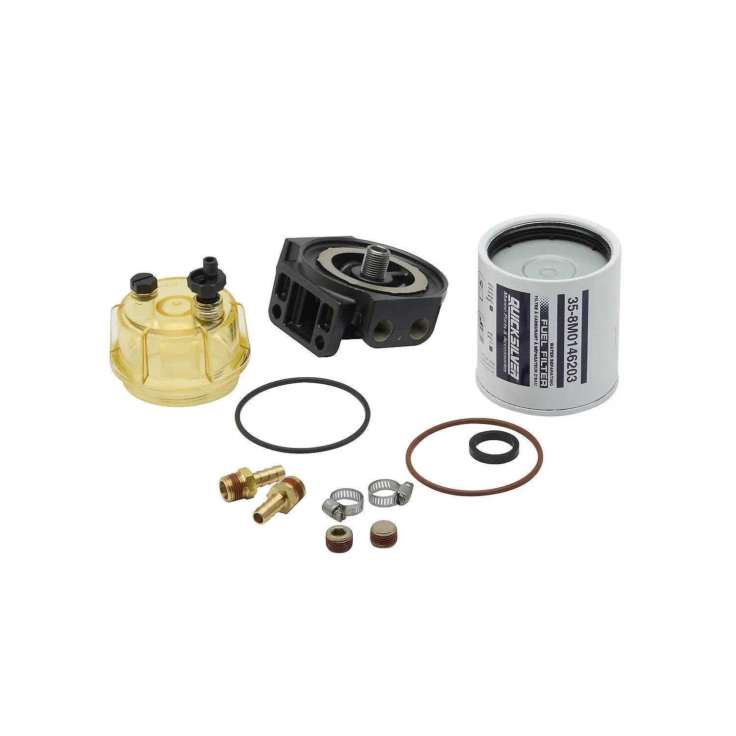 Mercury Water Separating Fuel Filter Kit 8M0097838 for Select Mercury 40-115hp and 135-150hp SeaPro Outboards - Image 2
