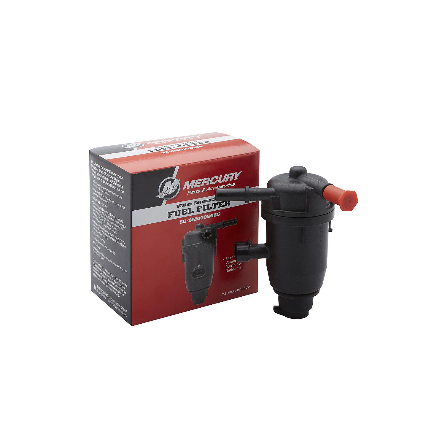Mercury On-Engine Water Separating Fuel Filter 8M0106635 for V6 and V8 FourStroke Outboards - Image 4