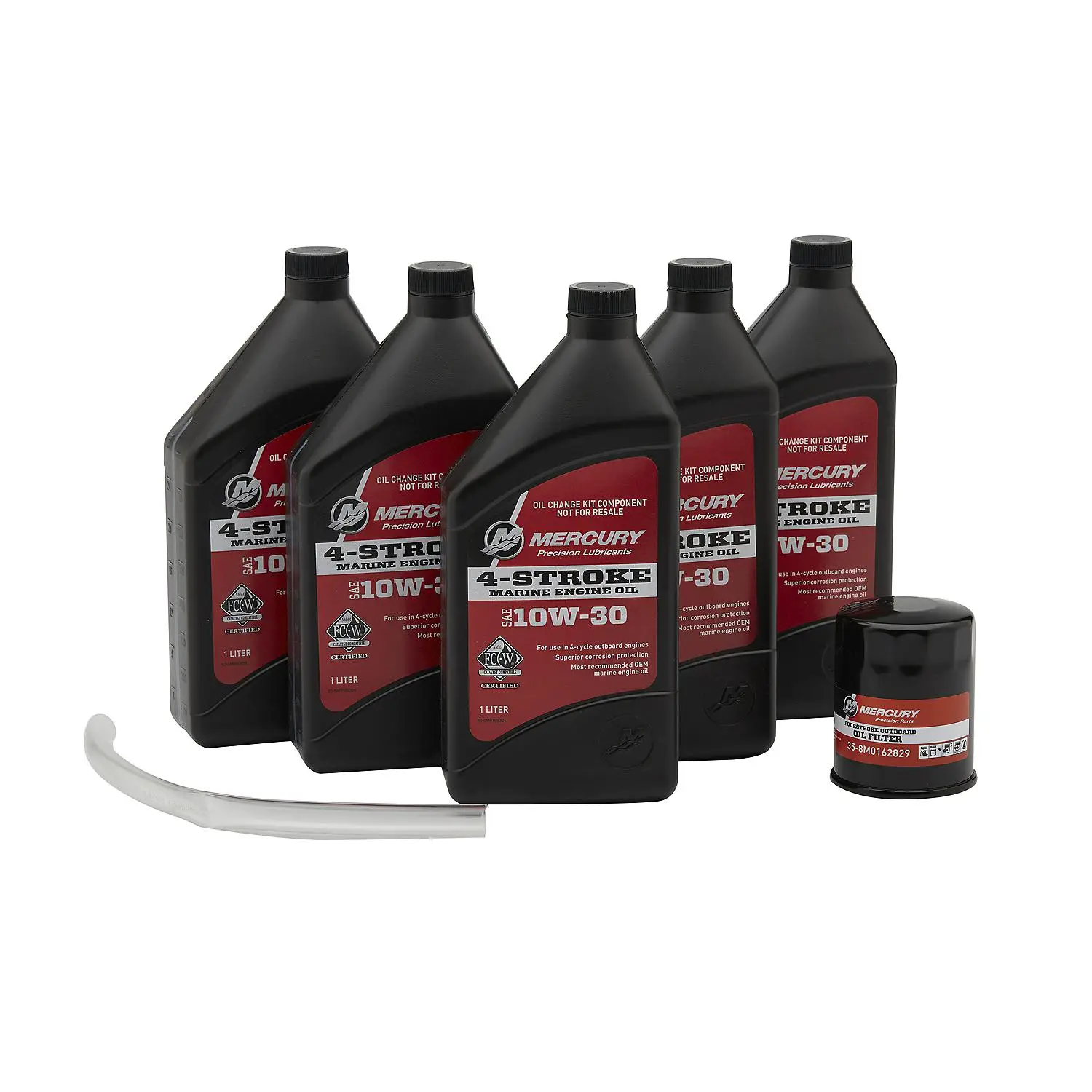 Mercury 8M0107510 SAE 10W-30 4-Stroke Outboard Oil Change Kit for Mercury 2.1L 75/90/115hp EFI Outboards - Image 3