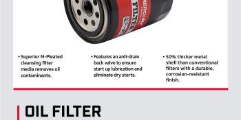 Mercury Oil Filter 8M0116379 for MerCruiser Sterndrive and Inboard Engines by Ford