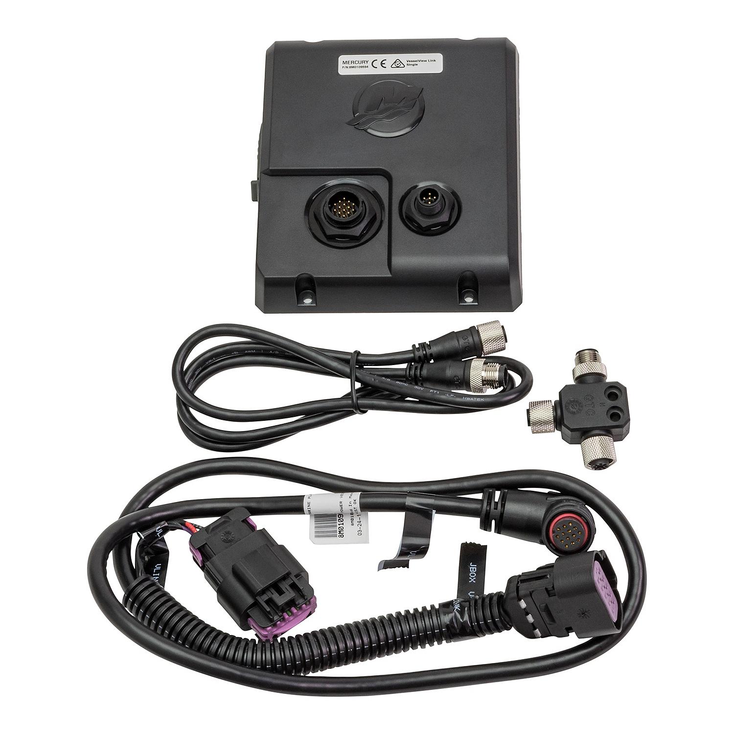 8M0124495 VesselView 703 Seven Inch Display - Single Engine Mercury Outboard or MerCruiser Engine with SmartCraft - Image 4