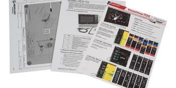 8M0124495 VesselView 703 Seven Inch Display – Single Engine Mercury Outboard or MerCruiser Engine with SmartCraft