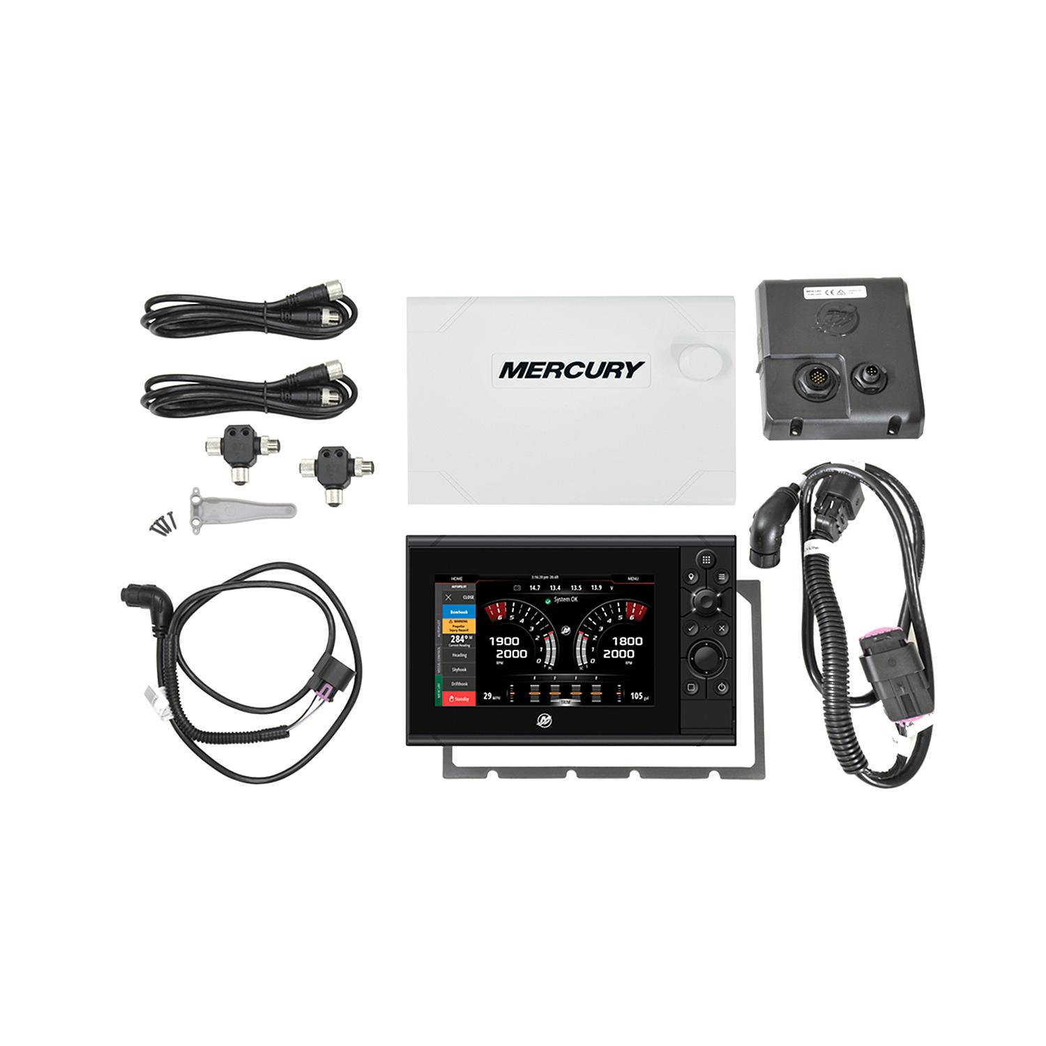 8M0124496 VesselView 703 Seven Inch Display – Multi-Engine Mercury Outboards or MerCruiser Engines with SmartCraft