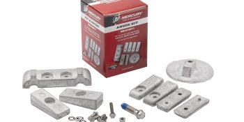Mercury Aluminum Anode Kit 8M0126671 for Mercury L6 200-300hp Verado Outboards