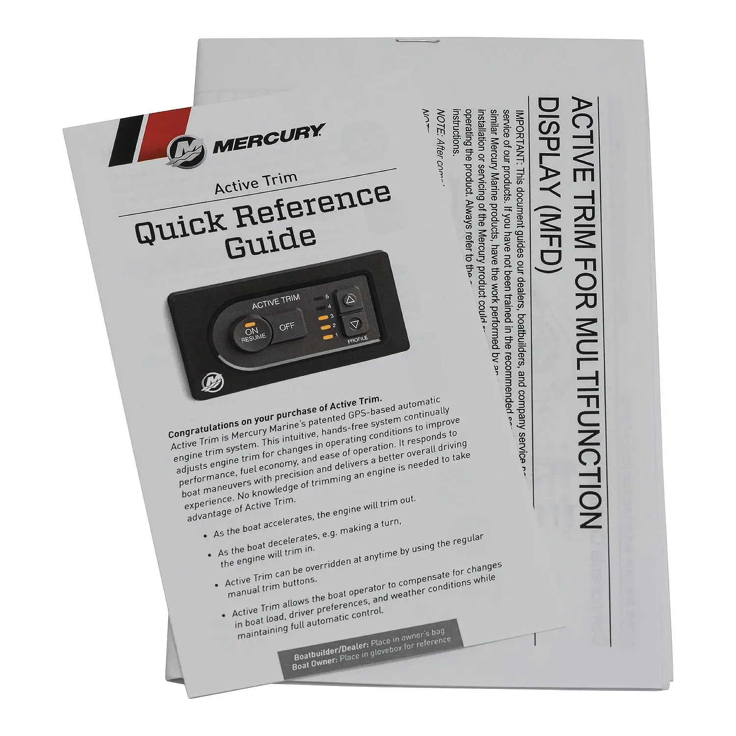 8M0129442 Active Trim Kit - Single Engine Mercury 75 Through 115 Horsepower 4-Stroke Outboard With VesselView - Image 3