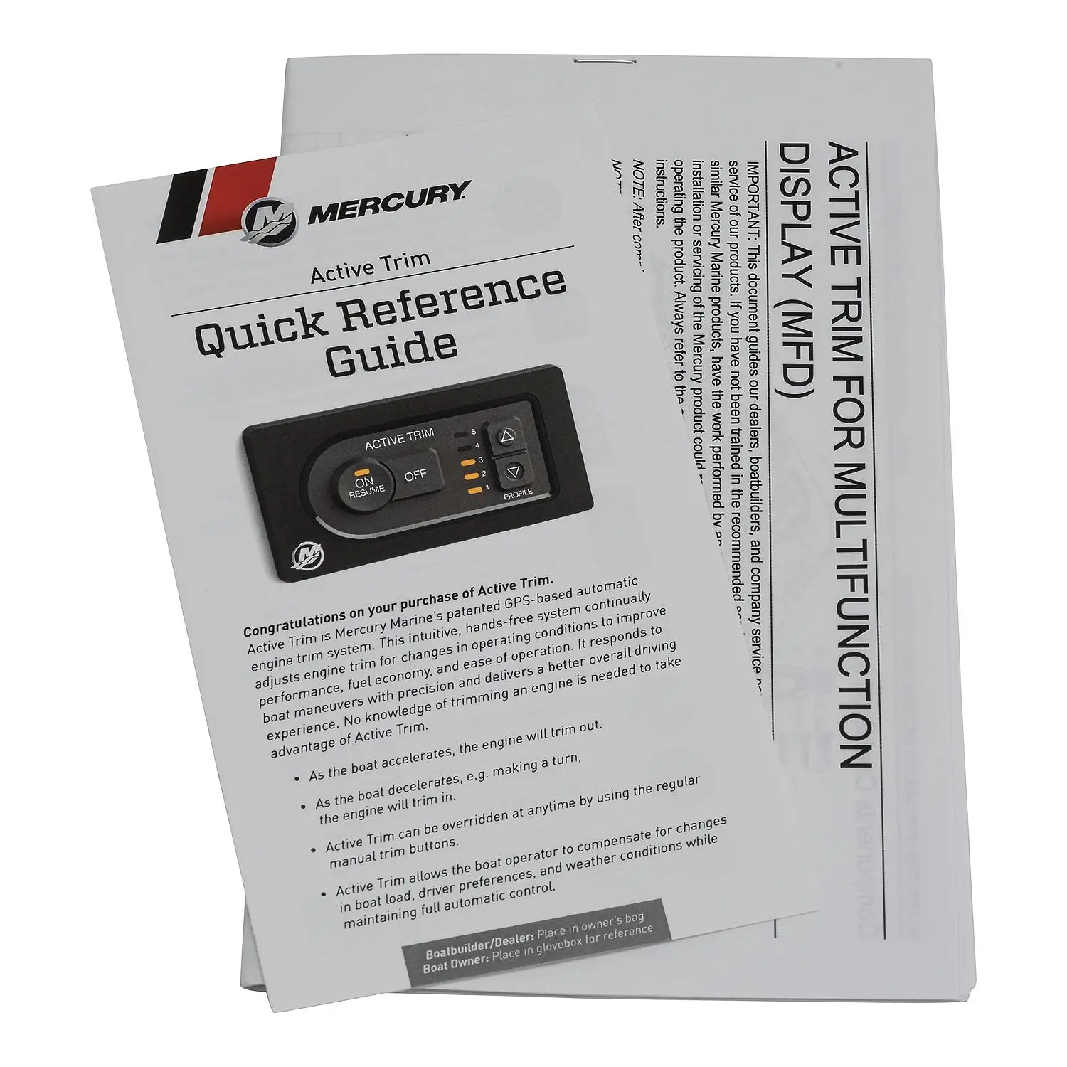 8M0129457 Active Trim Kit - Single Engine MerCruiser 4.5L or 6.2L Sterndrive With VesselView - Image 3