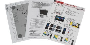 8M0129543 VesselView 903 Nine Inch Display – Single Engine Mercury Outboard or MerCruiser Engine with SmartCraft