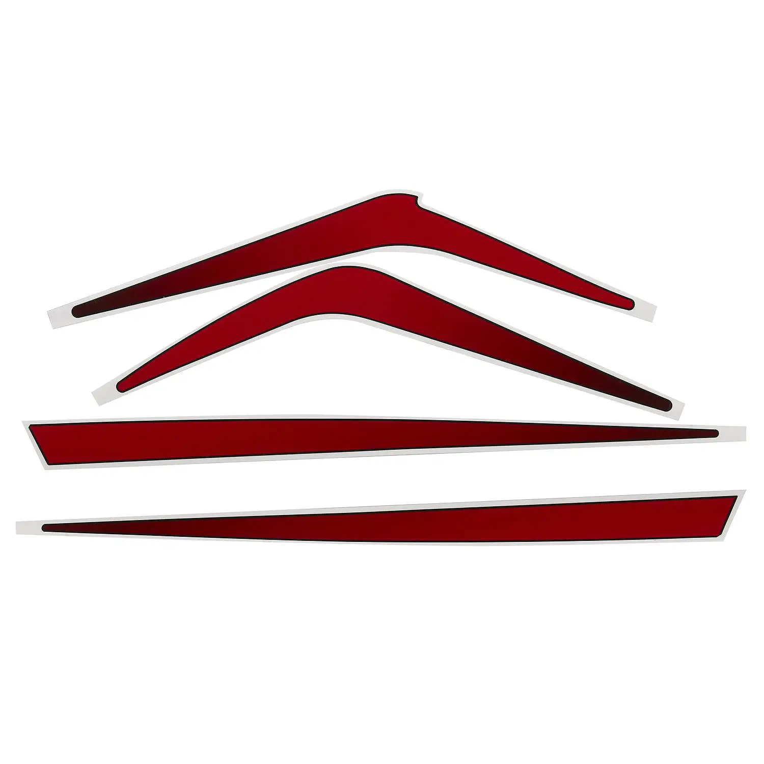 Mercury Pro XS Stripe Decals for Lower Chaps – Set of 2 8M0142187 for 3.4L V6 and 4.6L V8 Pro XS Outboards