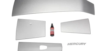 Mercury Accent Panel Kit in Mercury Silver 8M0142207 for 4.6L V8 200-300hp FourStroke Outboards
