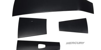 Mercury Pro Black Accent Panel Kit 8M0142209 for 4.6L V8 200-300hp FourStroke Outboards