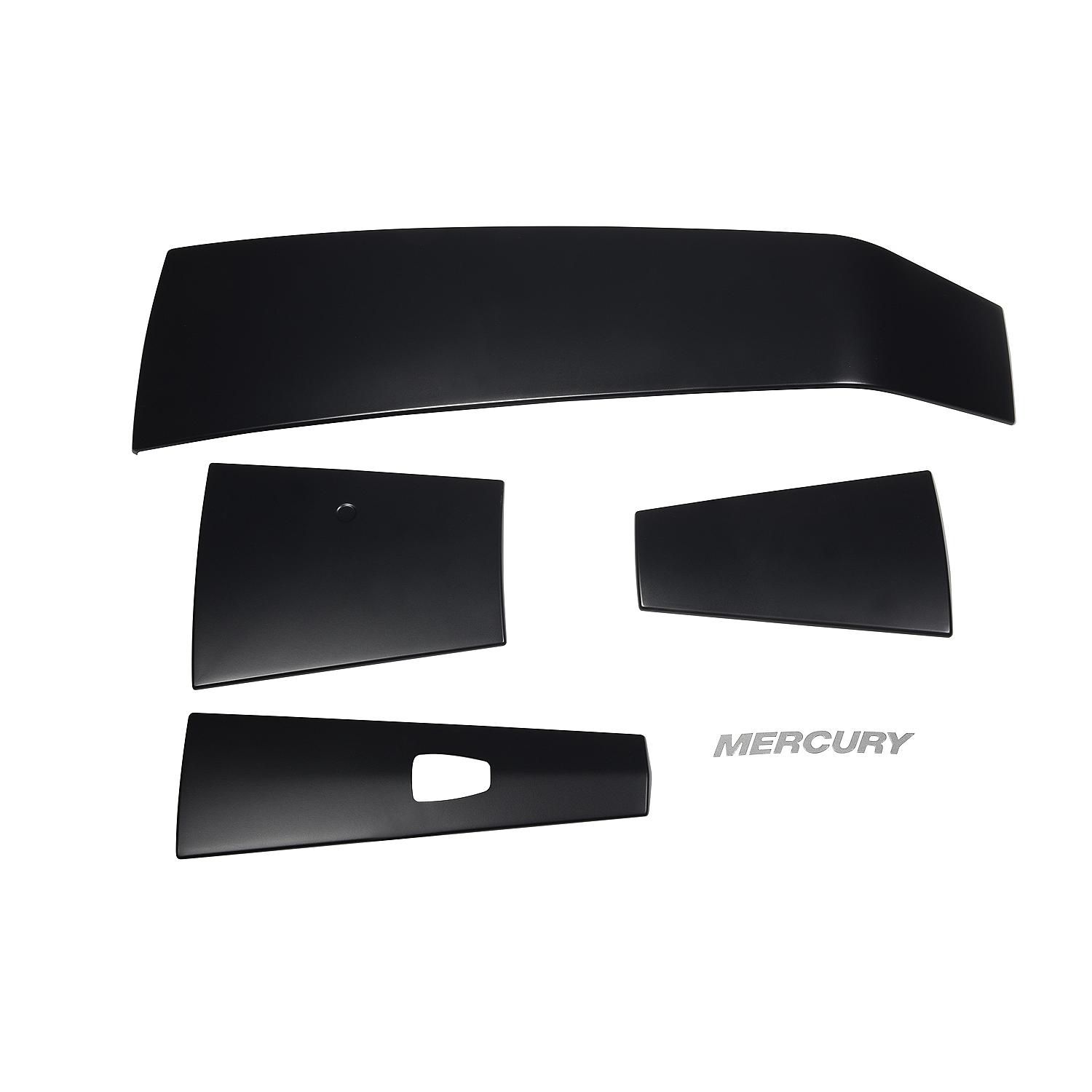 Mercury Pro Black Accent Panel Kit 8M0142209 for 4.6L V8 200-300hp FourStroke Outboards