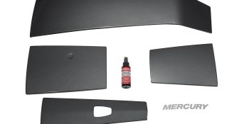 Mercury Graphite Gray Accent Panel Kit 8M0142214 for 3.4L V6 175-225hp FourStroke Outboards