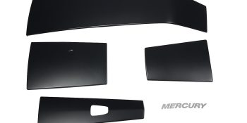 Mercury Pro Black Accent Panel Kit  8M0142215 for 3.4L V6 175-225hp FourStroke Outboards