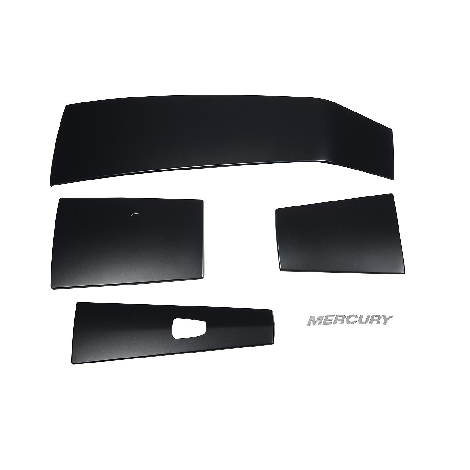 Mercury Pro Black Accent Panel Kit 8M0142215 for 3.4L V6 175-225hp FourStroke Outboards