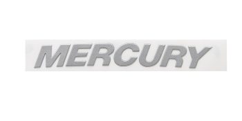 Mercury 3D Rear Wordmark Decal 8M0147920 for Mercury and Mercury Racing V6, V8 and V10 Outboards