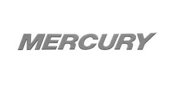 Mercury 3D Wordkmark Decal 8M0147987 for V6, V8 and V10 Outboards