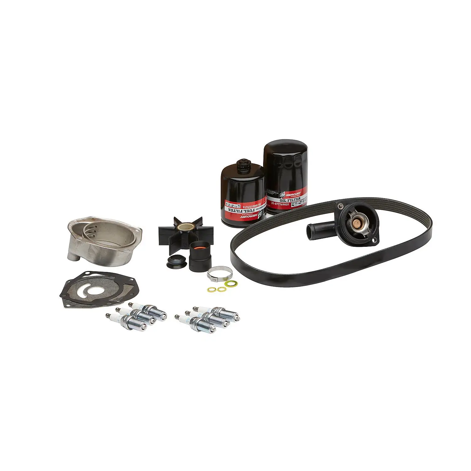 Mercury 300 Hour Maintenance Kit 8M0149428 for L6 Verado S/N 2B144123 - 2B578935 (without Anodes) - Image 2