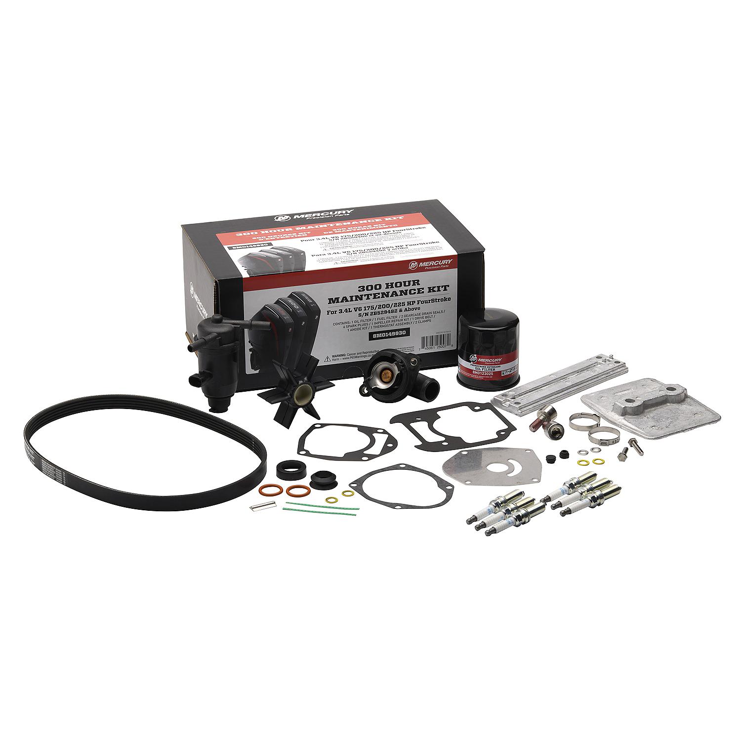 Mercury 3.4L V6 FourStroke 300 Hour Maintenance Kit - Image 5