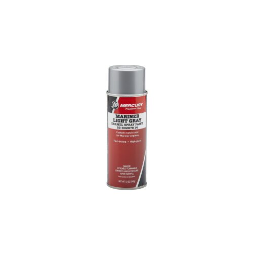 Mercury 80287814 Mariner Light Gray Enamel Spray Paint  – 12 oz Spray Can