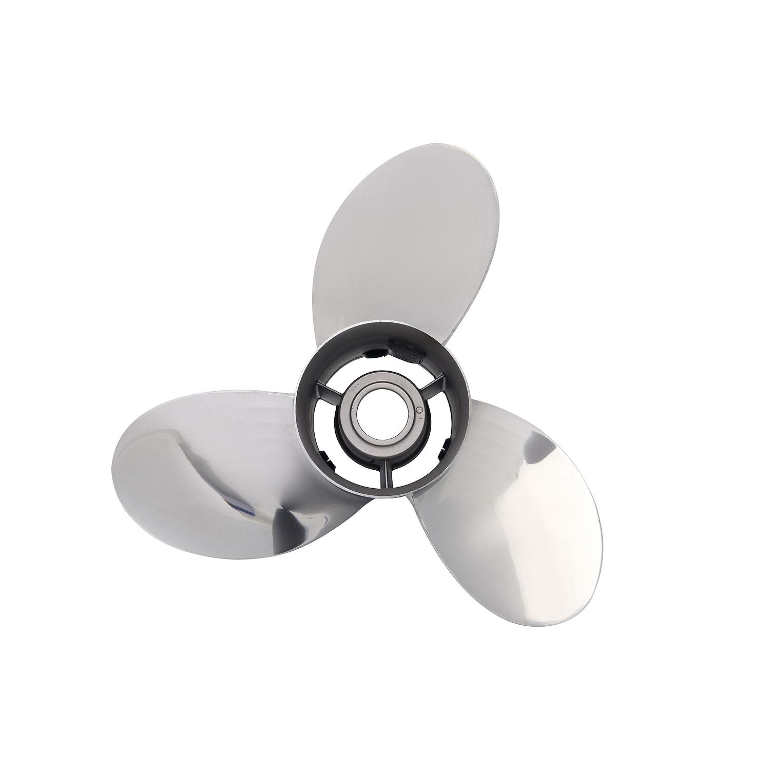 Mercury Mirage Plus 8M0151301 3-Blade Stainless Steel Propeller, 15.75″ Diameter x 15″ Pitch, Left-Hand Rotation