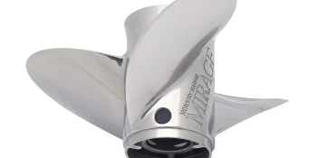 Mercury Mirage Plus 8M0151312 3-Blade Stainless Steel Propeller, 14.6″ Diameter x 23″ Pitch, Right-Hand Rotation