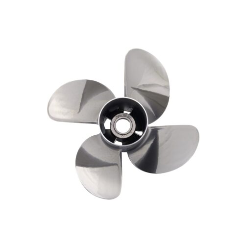Mercury Revolution 4 8M0151325 4-Blade Stainless Steel Propeller, 14.6″ Diameter x 21″ Pitch, Right-Hand Rotation