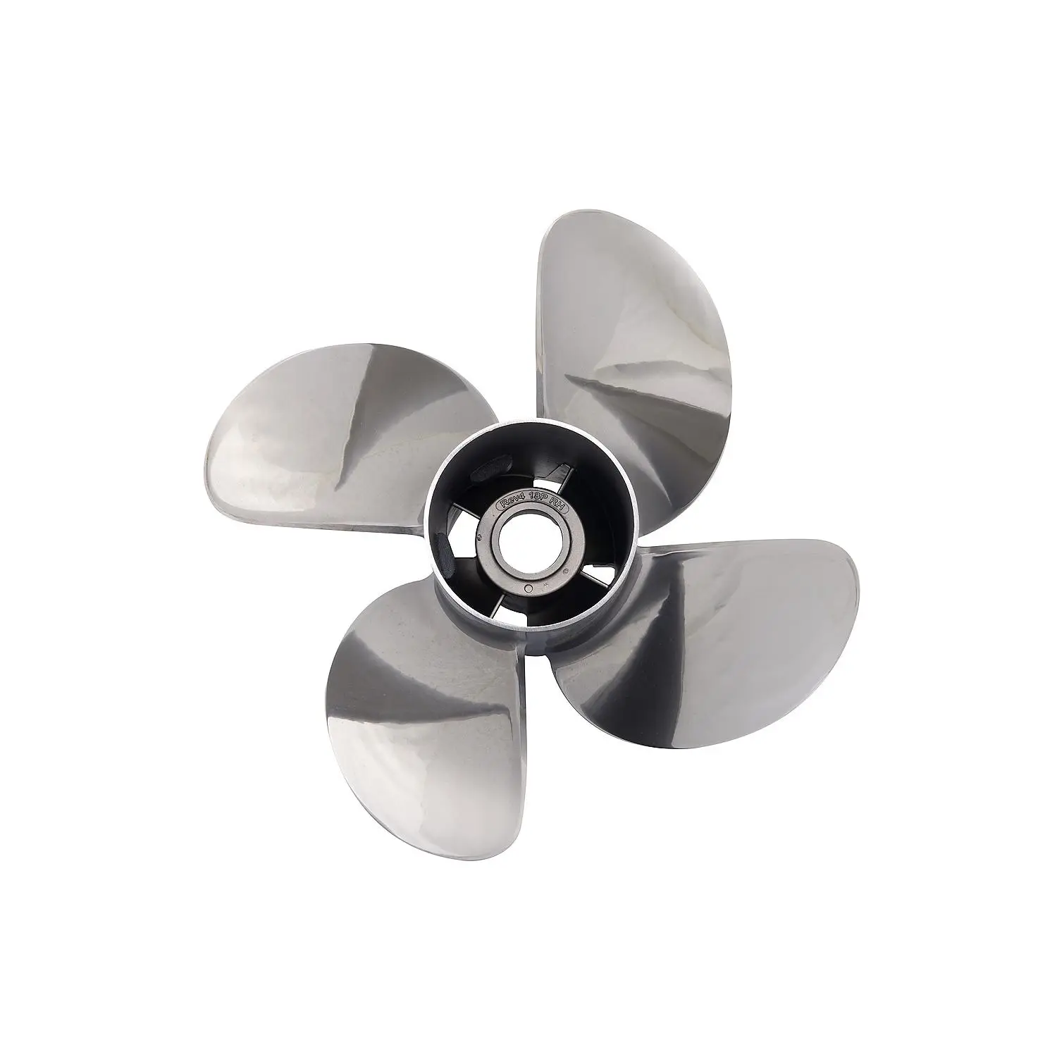 Mercury Revolution 4 8M0151321 4-Blade Stainless Steel Propeller, 14.6″ Diameter x 19″ Pitch, Right-Hand Rotation