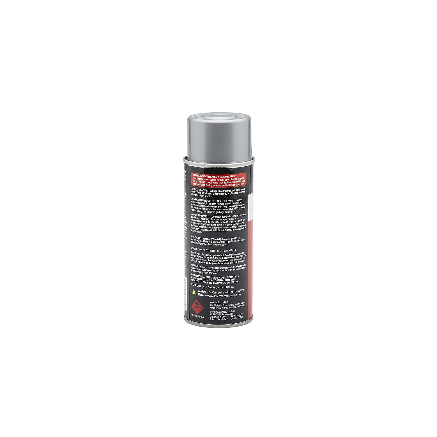 Mercury 80287814 Mariner Light Gray Enamel Spray Paint  – 12 oz Spray Can