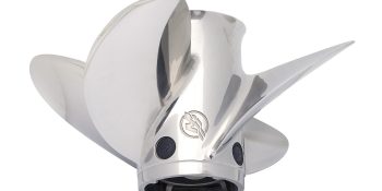 Mercury SpitFire x7 8M0151362 4-Blade Stainless Steel Propeller, 13″ Diameter x 17″ Pitch, Right-Hand Rotation