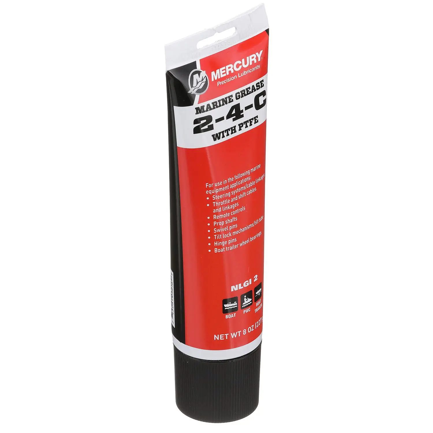 Mercury 802859A1 2-4-C Marine Grease with PTFE - Multi-Purpose Marine Lubricant - 8 oz Tube - Image 2