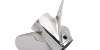 Mercury Tempest Plus 8M0151386 3-Blade Stainless Steel Propeller, 14.6″ Diameter x 25″ Pitch, Right-Hand Rotation