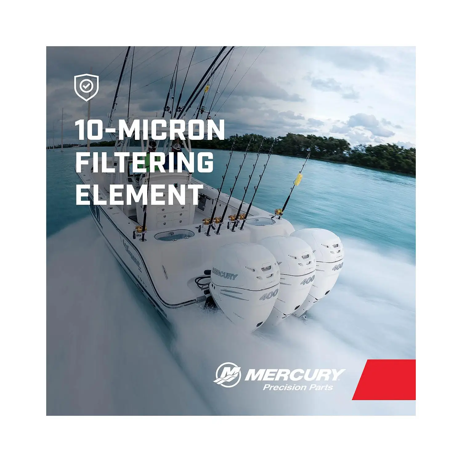 Mercury Water Separating Fuel Filter 8M0157616 for Select L6 and 5.7L V10 300-400hp Verado Outboards - Image 7