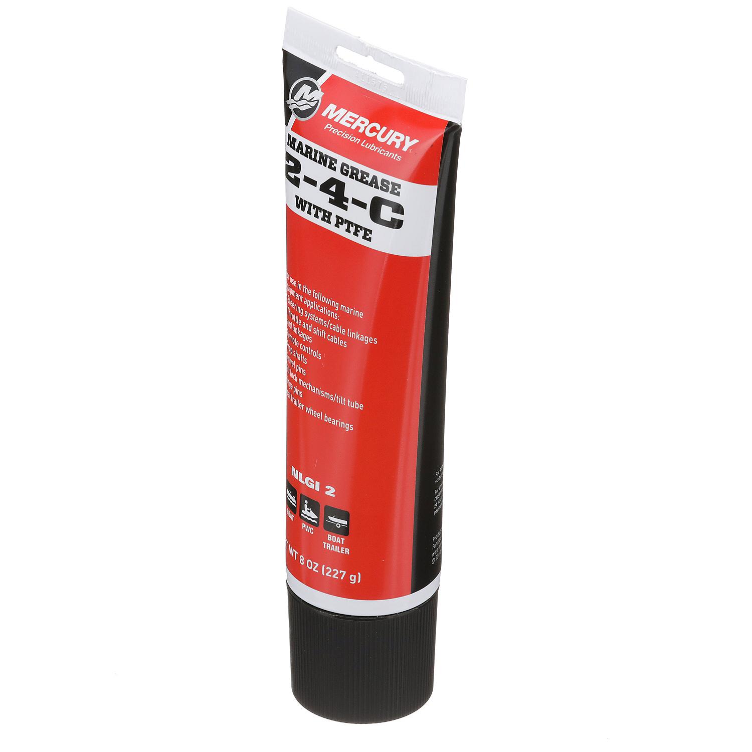Mercury 802859A1 2-4-C Marine Grease with PTFE - Multi-Purpose Marine Lubricant - 8 oz Tube - Image 4
